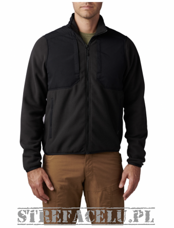Jacket, Manufacturer : 5.11, Model : Mesos Tech Fleece Jacket, Color : Black