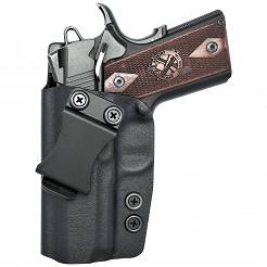 IWB Holster, Compatibility : 1911 Officer/Ultra without rail, Manufacturer : Concealment Express, Material : Kydex, For Persons : Left Handed, Color : Black