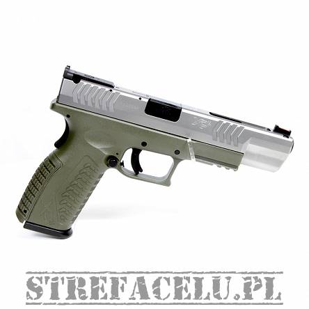 Pistol XDM 5.25`` Silver-Green // .9 PARA