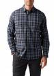Men's Shirt, Manufacturer : 5.11, Model : Igor Plaid Long Sleeve Shirt, Color : Dark Navy Plaid
