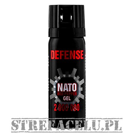 Gel pepper gas by Defence Nato - (2 mln. SHU, 5% OC) - 50ml