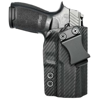 IWB Holster, Compatibility : Sig Sauer P320 Compact/Carry, Manufacturer : Concealment Express, Material : Kydex, For Persons : Right Handed, Finish : Carbon