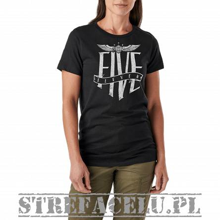 Women's T-shirt, Manufacturer : 5.11, Model : Womens Insignia TEE, Color : Black
