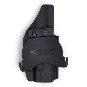 Left external holster for Springfield Echelon Compact OR pistol, LH OWB kydex, color: black