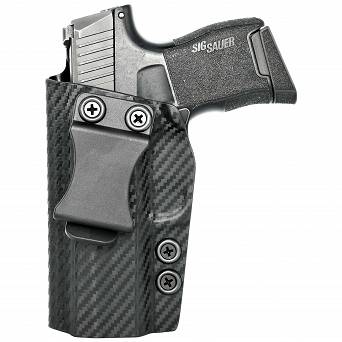 IWB Holster, Compatibility : Sig P365XL, Manufacturer : Concealment Express, Material : Kydex, For Persons : Left Handed, Finish : Carbon