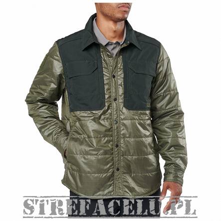 Men's Jacket 5.11 PENINSULA INS SHIRT JKT MOSS HTR
