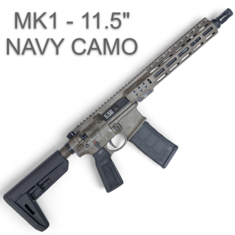 Karabinek AR-15 SOLGW MK1 CAR 11.5" (Chrome-Lined) Navy Camo, kal. 5,56x45mm / .223REM