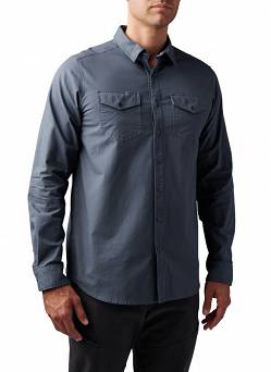 Men's Shirt, Manufacturer : 5.11, Model : Gunner Solid Long Sleeve Shirt, Color : Turbulence