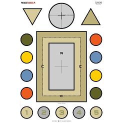 Shooting Target "Precise", Pieces : 1, Manufacturer : polskietarcze.pl