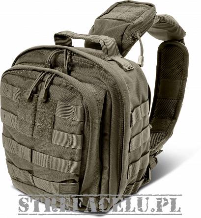 Shoulder Backpack, Manufacturer : 5.11, Model : Rush Moab 6 Sling Pack 11L, Color : Ranger Green