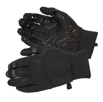 Gloves, Stratos Stretch Fleece Gloves, Manufacturer : 5.11, Color : Black