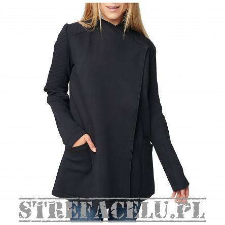 Women's Sweatshirt, Manufacturer : 5.11, Model : Audrey Coverup, Color : Black Ash