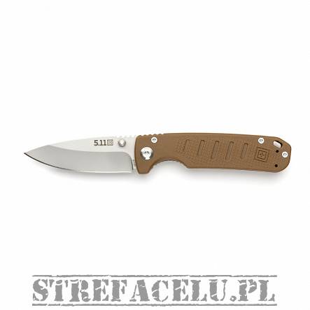 Folding Knife, Manufacturer : 5.11, Model : Icarus Dp Mini, Color : Kangaroo