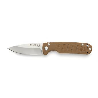 Folding Knife, Manufacturer : 5.11, Model : Icarus Dp Mini, Color : Kangaroo