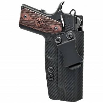 IWB Holster, Compatibility : 1911 Commander 4.25" (Without Rail), Manufacturer : Concealment Express, Material : Kydex, For Persons : Right Handed, Finish : Carbon