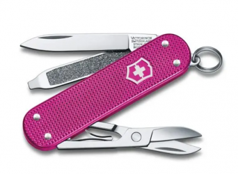 Victorinox Classic Alox Colors pocket knife, 58mm, Celidor, "Flamingo Party"