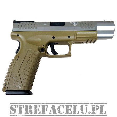 Pistol XDM-9 5,25 silver // brown