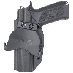 OWB Holster, Compatibility : CZ P-07, Manufacturer : Concealment Express, Material : Kydex, Color : Black