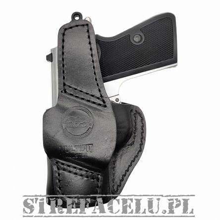 Leather Holster, Manufacturer : Falco Holsters (Slovakia), Type : 2in1 - IWB + OWB, Model : AM02-2328, Hand : Right, Color : Black