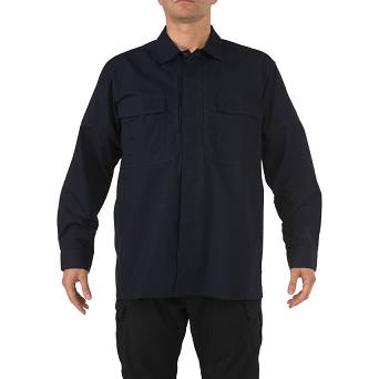 Men's Shirt, Manufacturer : 5.11, Model : Tdu Long Sleeve Shirt, Color : Dark Navy