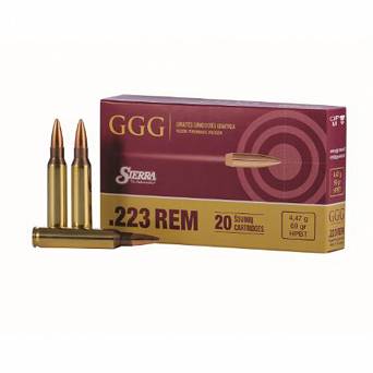 Amunicja FMJ .223 Remington GGG 69gr. HPBT Sierra // 223REM