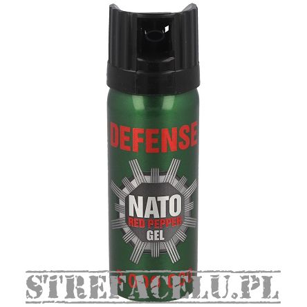 Pepper Spray; Manufacturer : Sharg. Model : Defence Nato GRN Gel (2mln SHU 10 OC) - .50ml - Cone