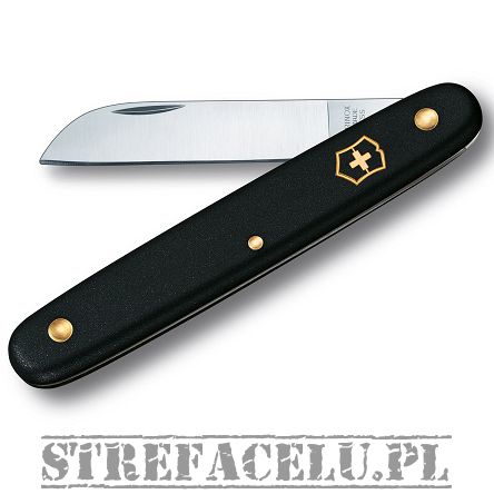 Gardening Knife With Nylon Handle, Manufacturer : Victorinox, Color : Black