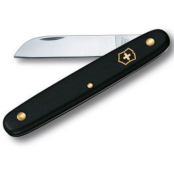 Gardening Knife With Nylon Handle, Manufacturer : Victorinox, Color : Black