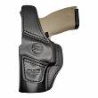 Leather Holster, Manufacturer : Falco Holsters (Slovakia), Type : 2in1 - IWB + OWB, Model : AM02-2330, Hand : Right, Color : Black