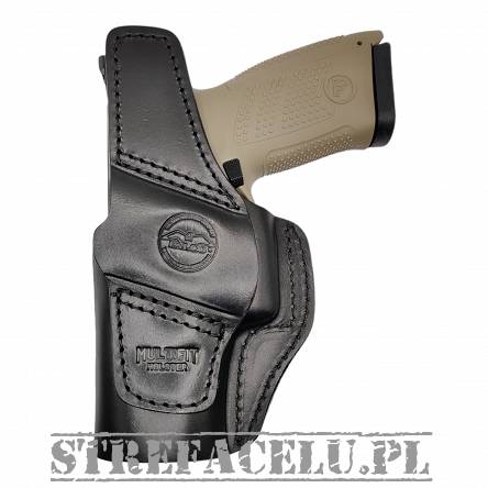 Leather Holster, Manufacturer : Falco Holsters (Slovakia), Type : 2in1 - IWB + OWB, Model : AM02-2330, Hand : Right, Color : Black