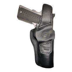 Leather Holster, Manufacturer : Falco Holsters (Slovakia), Type : 2in1 - IWB + OWB, Model : AM02-2332, Hand : Left, Color : Black