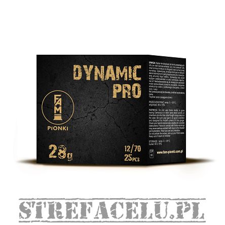 Amunicja śrutowa 12/70 Dynamic Pro 28g  4 - 3,00 mm - FAM PIONKI