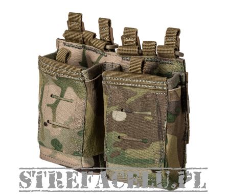 AR-15 Magazine Pouch, Manufacturer : 5.11, Model : Flex Double AR MAG Pouch 2.0, Color : Multicam