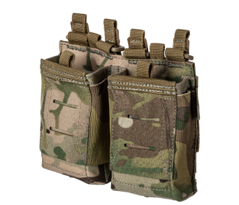 AR-15 Magazine Pouch, Manufacturer : 5.11, Model : Flex Double AR MAG Pouch 2.0, Color : Multicam