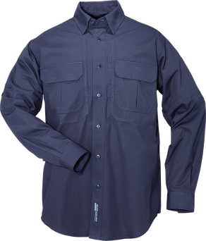 Men's Shirt, Manufacturer : 5.11, Model : Long Sleeve Tactical Shirt, Color : Fire Navy
