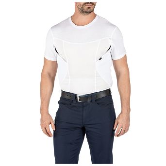 Koszulka do skrytego noszenia broni 5.11 CAMS S/S BASELAYER, kolor: WHITE