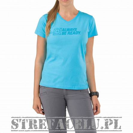 Women's T-Shirt, Manufacturer : 5.11, Model : ABR T-Shirt, Color : Light Blue