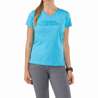 Women's T-Shirt, Manufacturer : 5.11, Model : ABR T-Shirt, Color : Light Blue