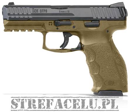 Pistolet H&K SFP9L-SF SD Green Brown kal. 9x19mm