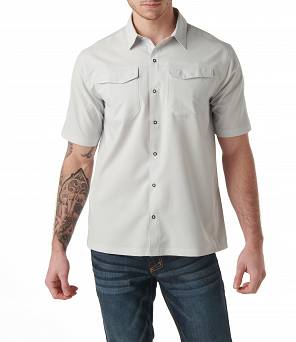 Men's Shirt, Manufacturer : 5.11, Model : Freedom Flex Short Sleeve Shirt, Color : Cinder