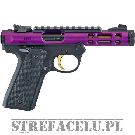 Ruger Mark IV 22/45 Lite Pistol - Purple/Gold - cal. .22LR (43931)