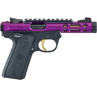 Ruger Mark IV 22/45 Lite Pistol - Purple/Gold - cal. .22LR (43931)