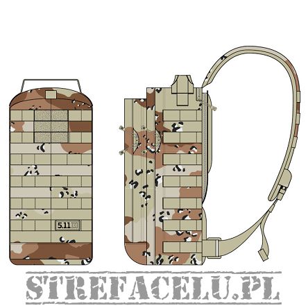 Plecak na ramie 5.11 MOAB 8 PRINT kolor: DESERT BDU
