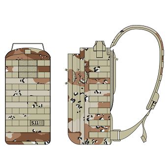 Plecak na ramie 5.11 MOAB 8 PRINT kolor: DESERT BDU