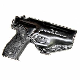 Handmade Leather Holster for Sig Sauer P226 - Black