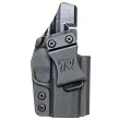Left inside holster for FN 509 Compact OR pistol, LH IWB kydex, color: black - 2