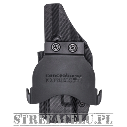 OWB Holster, Compatibility : CZ Shadow 2 Compact, Manufacturer : Concealment Express, Material : Kydex, For Persons : Right Handed, Finish : Carbon