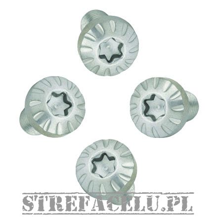 Grip Screw Silver Strips set (4 pcs) #10112