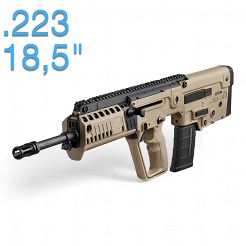 IWI Rifle, Model : Tavor X95, Design : Bullpup, Barrel Length : 18.5 inches, Color : Flat Dark Earth, Caliber:. 5.56x45mm / .223 Rem