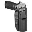 IWB Holster, Compatibility : Sig Sauer P320 Full Size, Manufacturer : Concealment Express, Material : Kydex, Color : Black